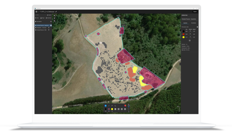 PIX4Dfields interface